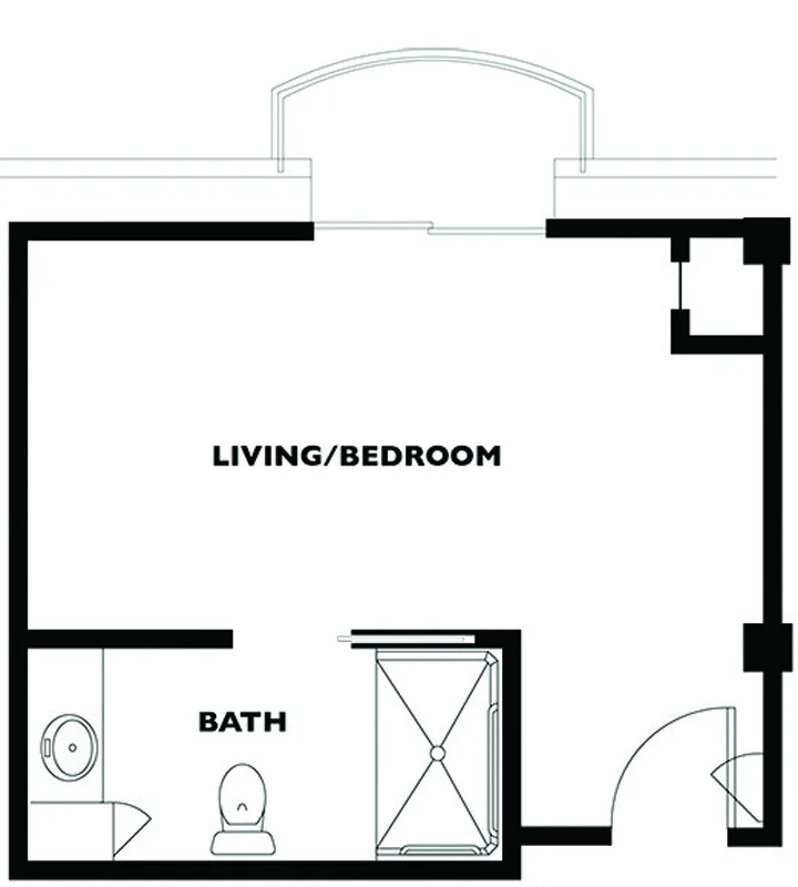 The Derby Royale Studio MC Floor Plan
