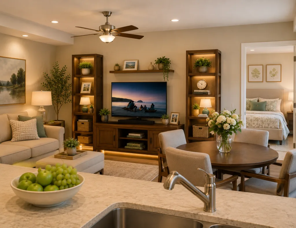 Furnished Living Room